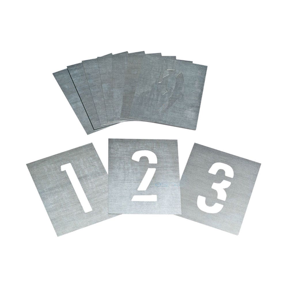 Zinc Stencil Set 0-9 30000428 13801175