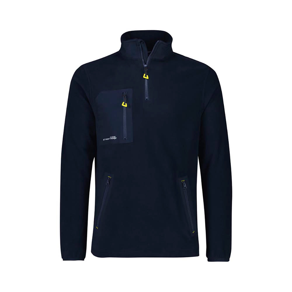 Unisex Streetworx Lightweight 1/4 Zip Polar Fleece Navy 2XL_40082236_ZT210-NVY-2XL