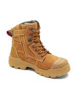 RotoFlex 9090 Zip-Up Safety Boots With Rubber Sole & EH Resistant 9090