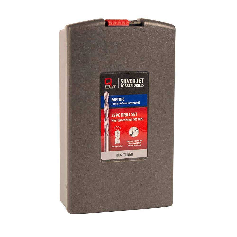 Jobber Drill Bit Set Bright Metric 1 - 13mm 25 Piece 92280027 DJBRMSET-25