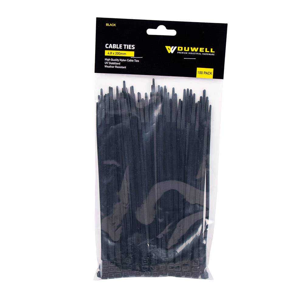 UV Resistant Cable Tie 200 x 4.8mm 100 Pk 35600207 CTB48200