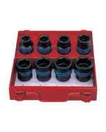 Impact Socket Set 3/4'' Drive Metric 6 Point 19-38mm 8 Piece 91990048 6408MP