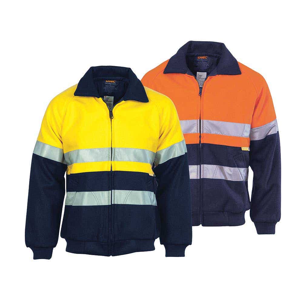Hi-Vis Bomber Jacket Bluey Taped Two-Tone 3859