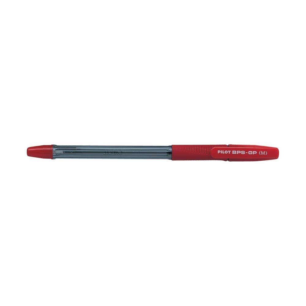 BPS-GP Ballpoint Pen Medium 1mm Red 12 Pk 9005745 22414