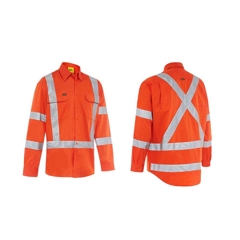 BS6166XT Hi-Vis Cool X-Back Taped Shirt 155gsm BS6166XT
