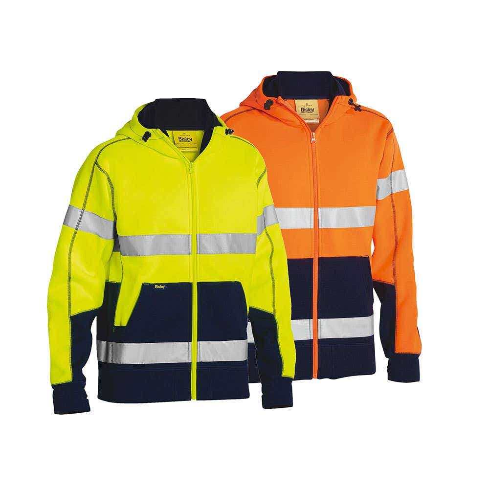 BK6819T Hi-Vis Fleece Hoodie Taped Jacket 300gsm BK6819T