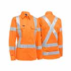 AKL4166XT Women's Hi-Vis Rail X-Back Taped Shirt 145gsm AKL4166XT