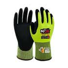 C-5133GT Black Dog Cut D Hi-Vis Gloves Nitrile Coated C5133V
