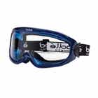 Blast Safety Goggles With Foam Lining Clear Lens Blue Frame 30004667 1669101 NLA