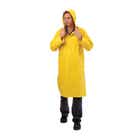 PVC Rain Coat With Hood Yellow RC