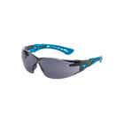 Rush+ Small Safety Glasses Smoke Lens Blue/Black Frame 30004660 1672302