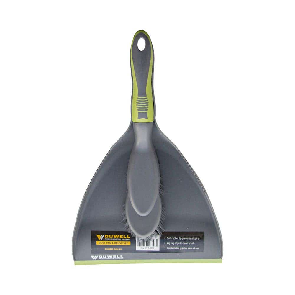 Soft Bristle Plastic Handle Dustpan &amp; Brush Set 3834001 DPAB