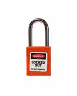 Lockout Safety Padlock Keyed Different Orange 38/44mm 55075186 LOSPORA