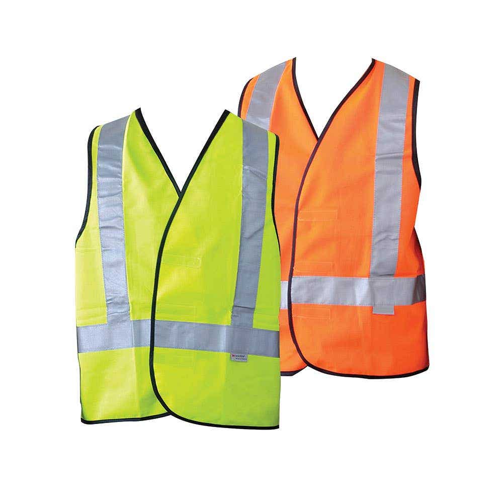 Hi-Vis Day/Night H-Back Taped Safety Vest ERSV ERSV