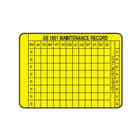 Tag Aluminium Fire Extinguisher Record Maintenance AS1851.1 88820475 MRTAG