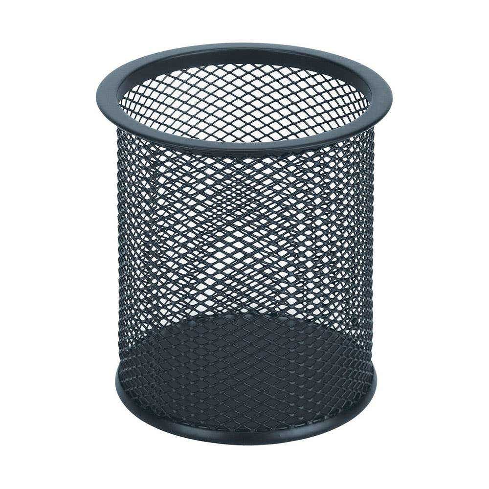 Esselte Mesh Pencil Cup Black 215040401 50414