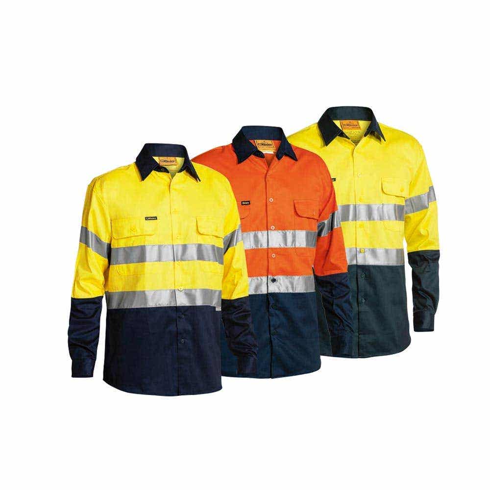 BT6456 Hi-Vis Drill Taped Shirt 190gsm BT6456