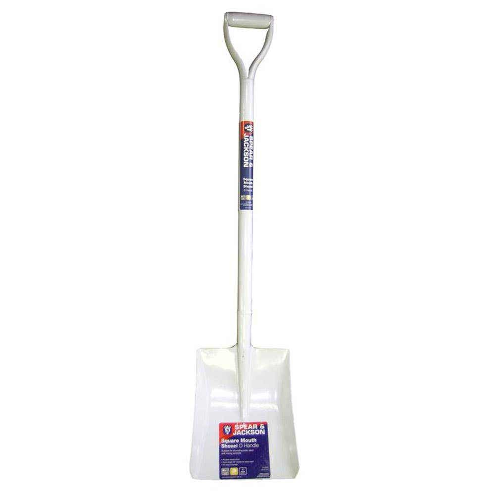 All Steel Square Mouth Shovel with Medium D Handle 91020047 SJ-WS350