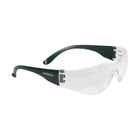 Zero Safety Glasses Clear Lens Green Arms 90080411 ZERO-C
