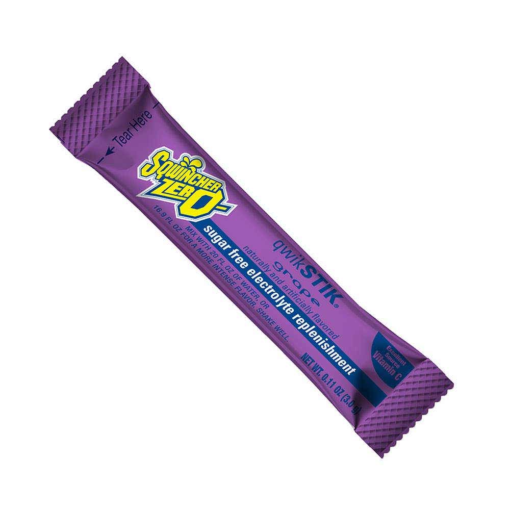 Qwik Stik&trade; Pre-Mix Hydration Powder Single Serve Grape 50 Pk 91528491 SQ0106