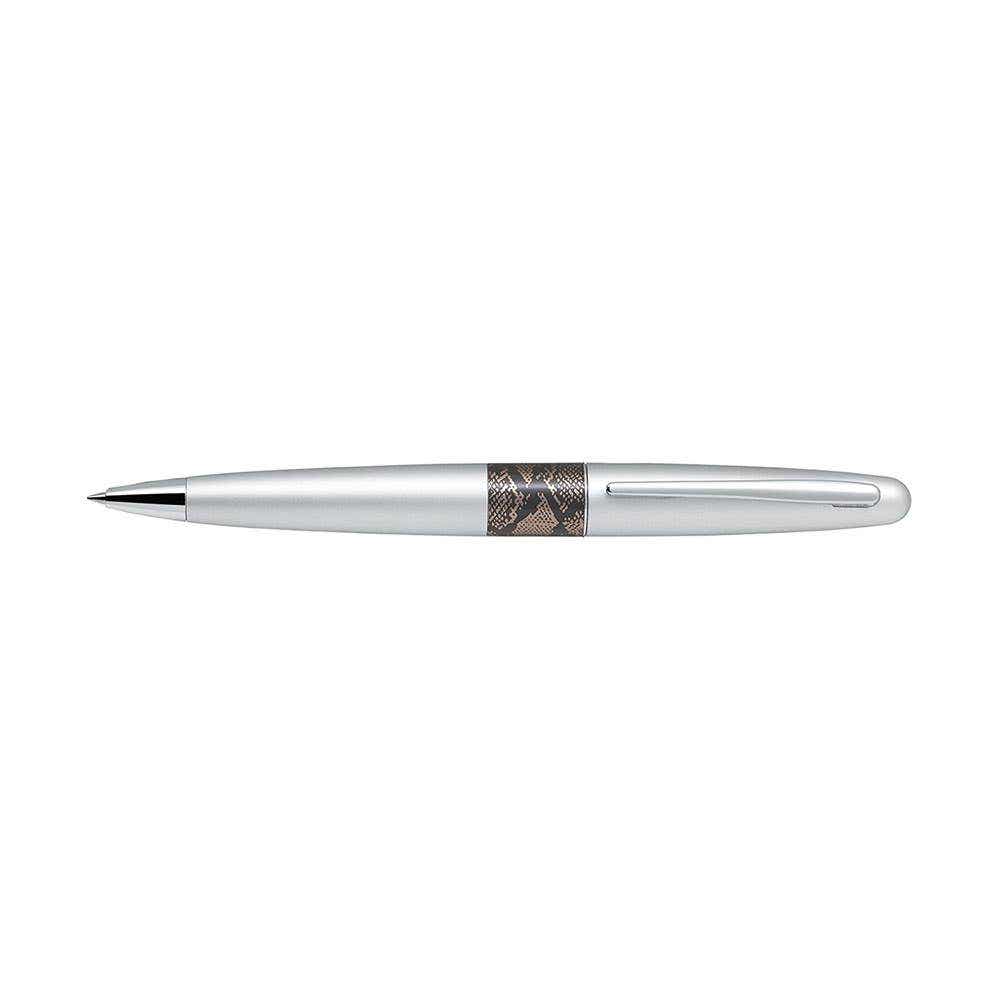 MR2 Ballpoint Pen Silver Python Medium 1mm Black 9023605 42887