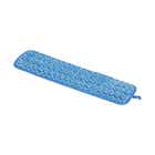 HYGEN™ Wet Microfibre Mop Pad 450mm Blue 40039760 FGQ41000BL00