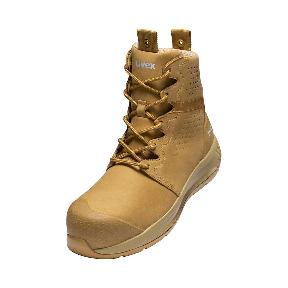 uvex 3 x-flow 6545 Zip-Up Safety Boots with Nitrile Rubber Sole 6545