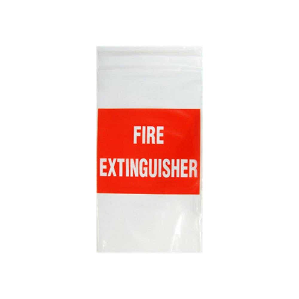 Fire Extinguisher Plastic Bag Cover 390 x 750mm 90050029 BAGP