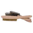 Brush Wire Hand Stainless Steel 4 Row Wood Handle 715002 TO-3212