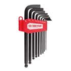 Hex Key Set Ball End Long Imperial Black 5/64'' - 3/8'' 9 Piece 64810213 ST20139SY