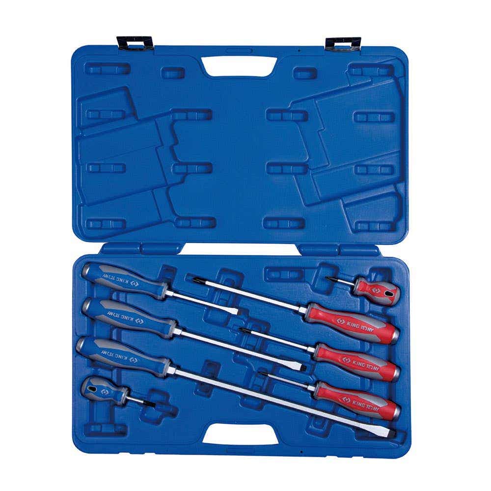 Screwdriver Set Phillips &amp; Slotted Thru-Tang 8 Piece 61026923 35208MR