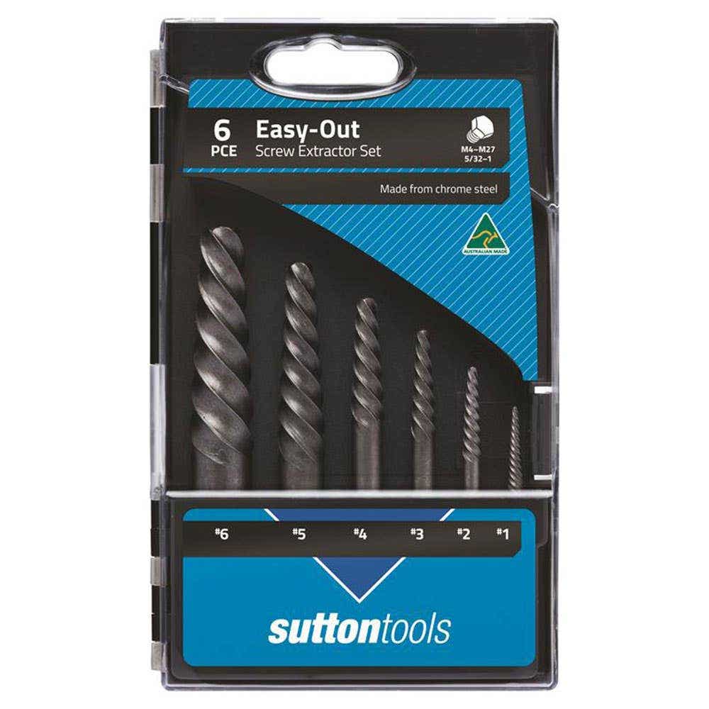 6 Piece Screw Extractor Set Spiral No.1-6 2846020 M603S15A