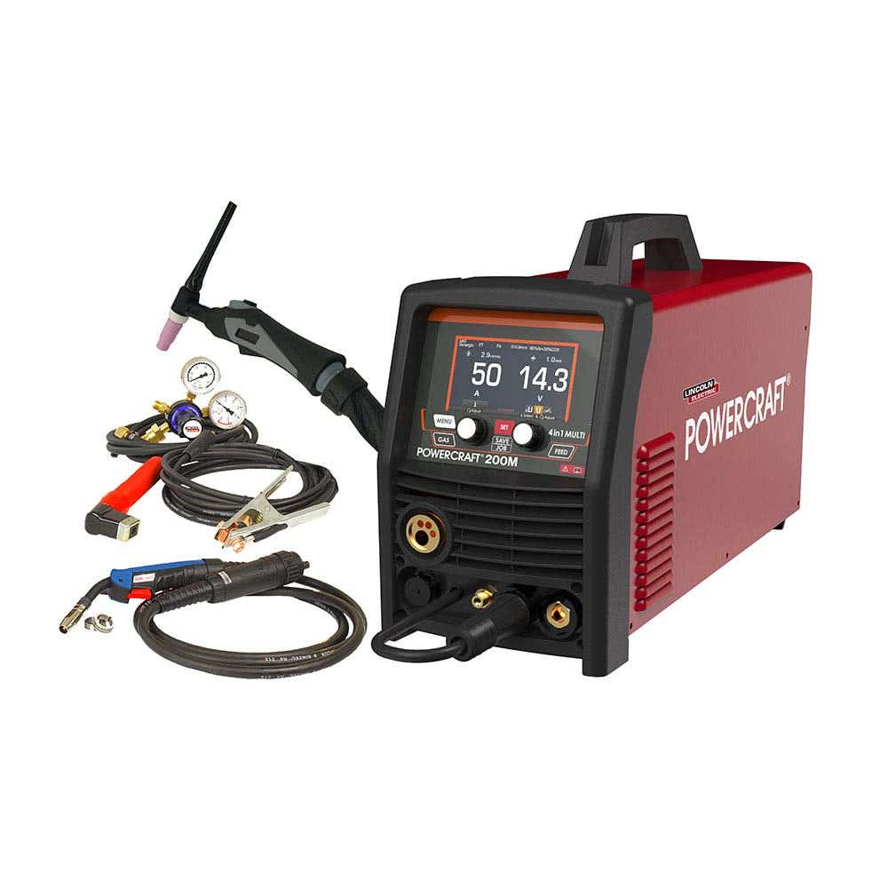 Powercraft 200M 200A MIG/TIG/Stick Multi-Process Welder 40024088 K69074-1