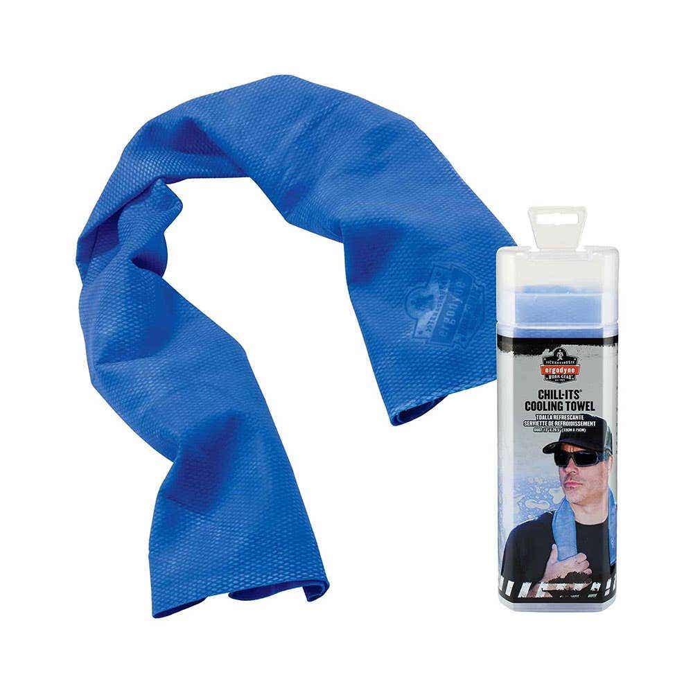 Chill-Its&reg; 6602 Evaporative Cooling Towel Blue 257894 12420
